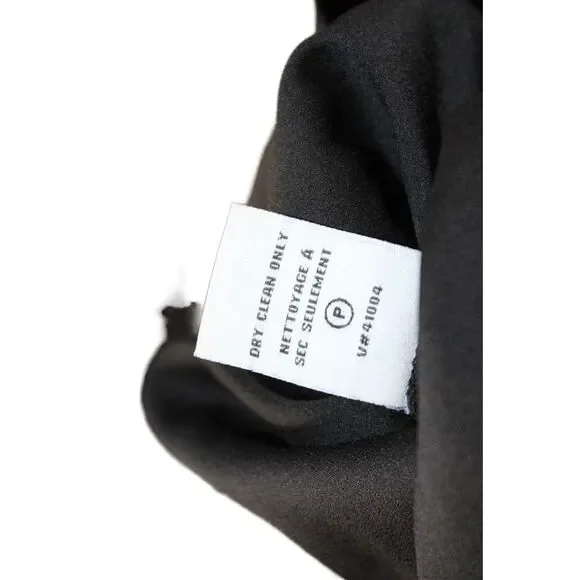 Diane Von Furstenberg Women Black Geometric Sheath Dress Long Sleeve Size S - Picture 7 of 7